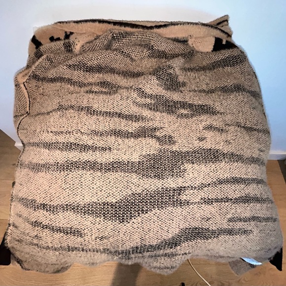 Anthropologie Calligraphie Tiger Stripe Long Cardigan Sz Lg - Picture 7 of 7